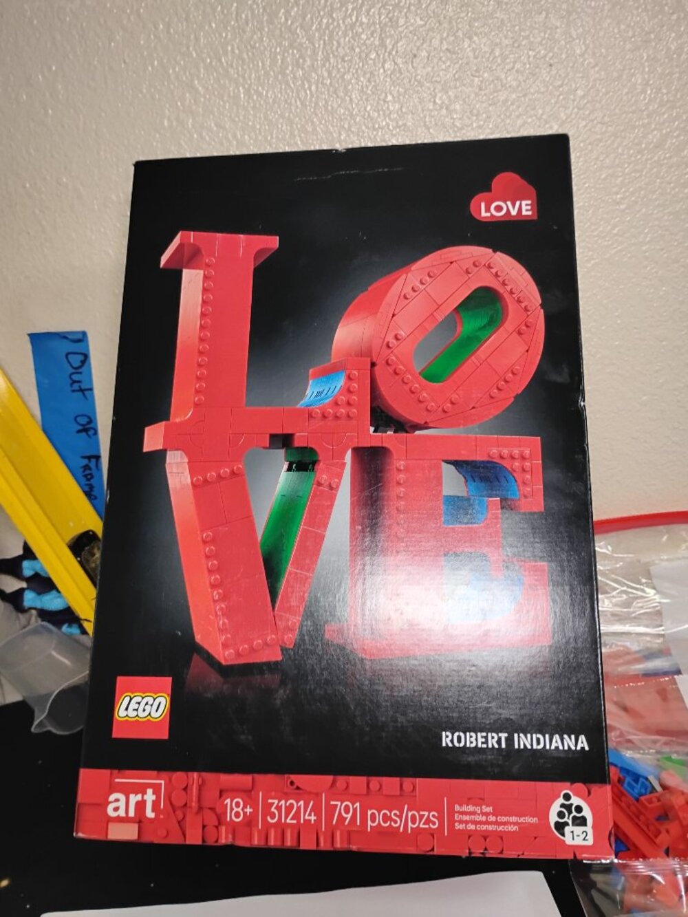 LEGO Art LOVE by Robert Indiana 31214 Building Set Complete Open Box